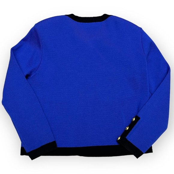 Vintage 90s 100% WOOL Jaeger UK Cardigan Designer Sweater - Womens M - Picture 4 of 4